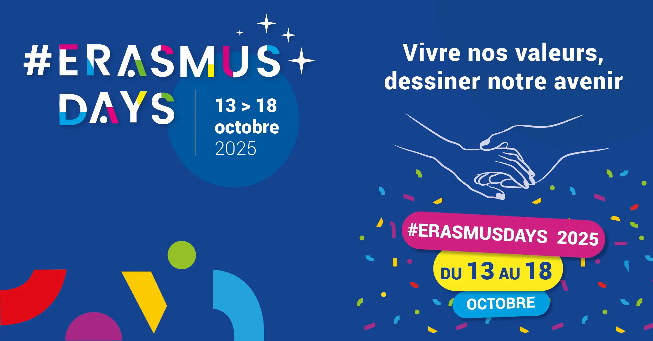 Célébrez le programme Erasmus+ du 13 au 18 octobre 2025 !